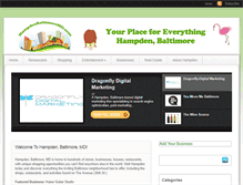 Tablet Screenshot of hampdenbaltimoremd.com